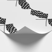 Kontrollflags Geschenkpapier (Ecke)