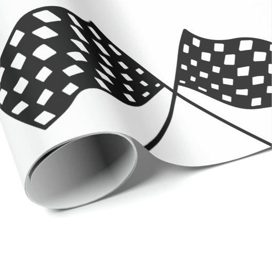 Kontrollflags Geschenkpapier (Rolleneckpunkt)