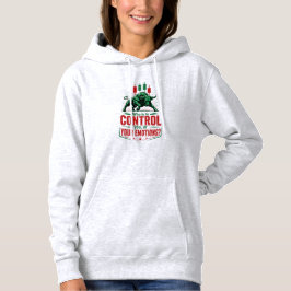 Kontrolliere deine Emotionen Stier Handelsmentalit Hoodie