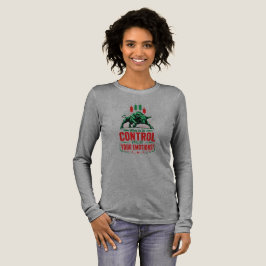 Kontrolliere deine Emotionen Stier Handelsmentalit Tri-Blend Shirt
