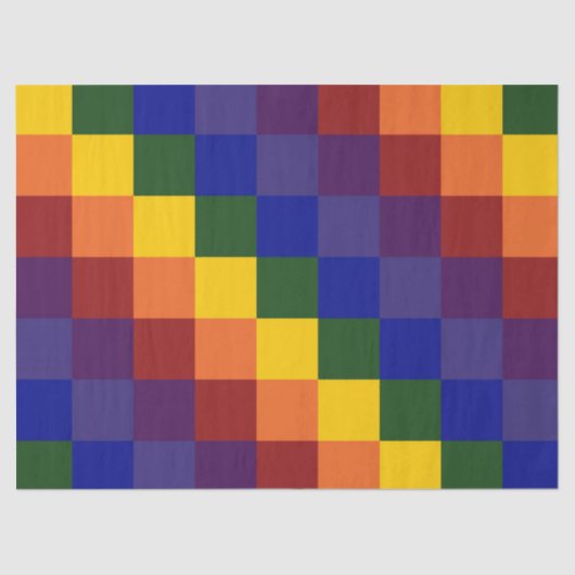 Kontrolliertes Rainbow-Gewebepapier Seidenpapier (Vorderseite)