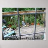 Kontrollkamera im Fenster Poster (Vorne)