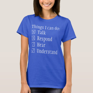 Kontrollkästchen können kein T-Shirt beantworten