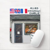 Kontrollpunkt Charlie, Berlin, Cartoon (ct) Mousepad (Mit Mouse)