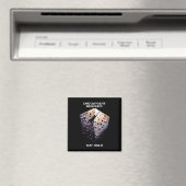 Kontrollpunkt erreicht – Pixelkunstdesign Klettern Magnet (In Situ (Geschirrspüler))