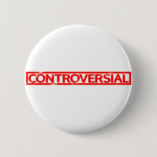 kontroverse Briefmarke Button (Vorderseite)