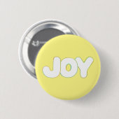 Kontur Art - Freude - Wort in Farben, Tasten Button (Vorne & Hinten)