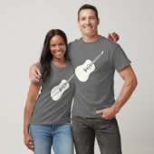 Kontur Art - Gitarre zeichnend Shirts (Unisex)