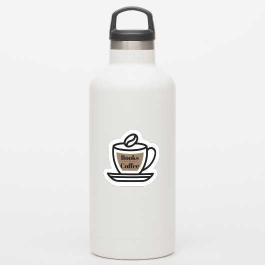 Kontur Aufkleber (Wassserflasche)