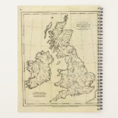 Kontur Britische Inseln Planer (Rückseite)
