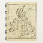 Kontur Britische Inseln Planer (Vorderseite)