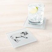 Kontur Bulldog Untersetzer (Schrägansicht)