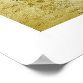 Kontur Butterfly Background Poster (Ecke)