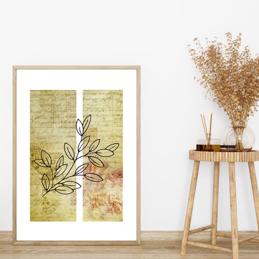 Kontur Butterfly Background Poster