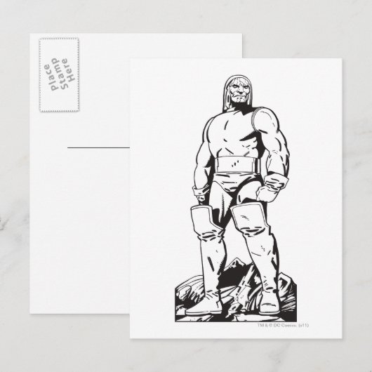 Kontur Darkseid Postkarte (Vorne/Hinten)