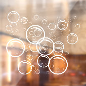 Kontur der Hautfarbe Fensteraufkleber (Blatt 2)