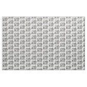 Kontur der modernen Nähmaschine Stoff (Fat Quarter (45,7 x 55,9 cm))