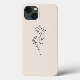 Kontur der Zweigstelle Blume - Fall Case-Mate iPhone Hülle