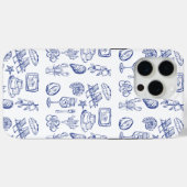 Kontur des Mittelmeerraums Case-Mate iPhone Hülle (Rückseite (Horizontal))