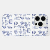 Kontur des Mittelmeerraums Case-Mate iPhone Hülle (Rückseite (Horizontal))