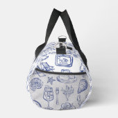 Kontur des Mittelmeerraums Duffle Bag (Rechts)