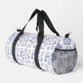 Kontur des Mittelmeerraums Duffle Bag (Rechte Ecke)
