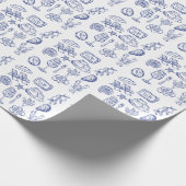 Kontur des Mittelmeerraums Geschenkpapier (Ecke)
