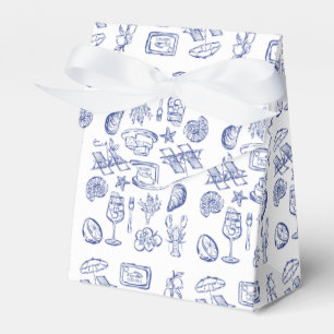 Kontur des Mittelmeerraums Geschenkschachtel