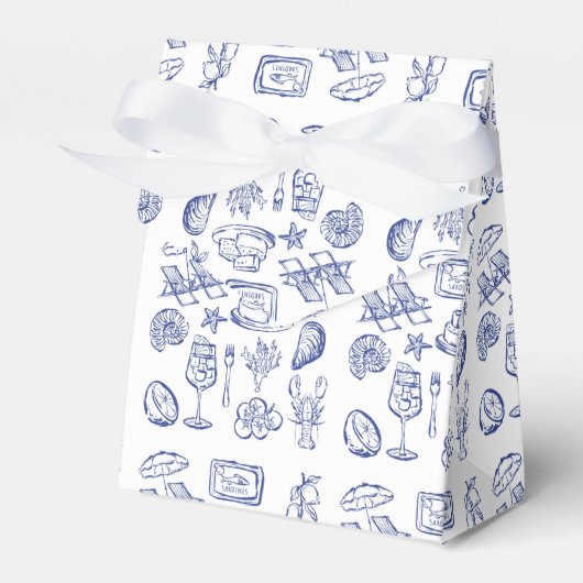 Kontur des Mittelmeerraums Geschenkschachtel (Vorderseite)