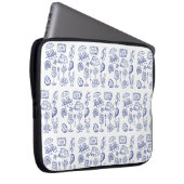 Kontur des Mittelmeerraums Laptopschutzhülle (Vorne Rechts)