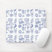 Kontur des Mittelmeerraums Mousepad (Mit Mouse)