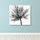 Kontur eines Baumes Leinwanddruck (Insitu (Holzboden))