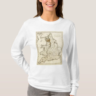 Kontur Englands, Wales T-Shirt