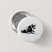 Kontur Frieden, Moderne Stimmung Button (Vorne & Hinten)