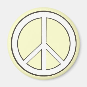 Kontur Friedenszeichen Magnet