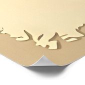 Kontur für klassische Autos Poster (Ecke)