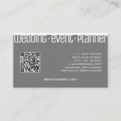 Kontur Grau-Weiß- Visitenkarte (Rückseite)
