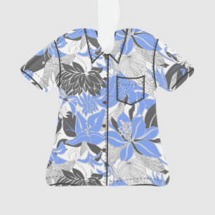 Kontur Hawaii-Tropische-Lilie-Protea-Aloha-Hemd Ornament