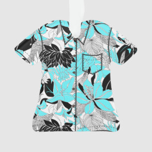 Kontur Hawaii-Tropische-Lilie-Protea-Aloha-Shirt Ornament