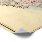 Kontur, Indexkarte Westchester Landkreis Poster (Ecke)