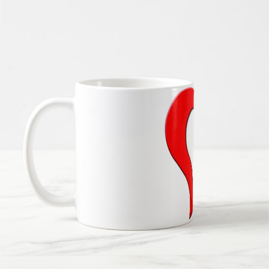 Kontur Kaffee Tasse (Links)