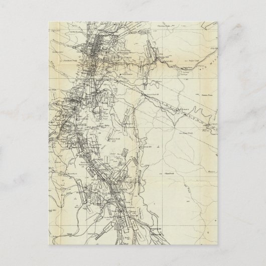 Kontur Karte des Bezirks Washoe (Vorderseite)