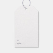 Kontur Lavendel Geschenkanhänger (Rückseite)