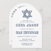 KONTUR LETTERS STAR Arch Custom Bar Mitzvah Einladung (Vorne/Hinten)