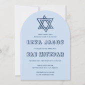 KONTUR LETTERS STAR Arch Custom Bar Mitzvah Einladung (Vorderseite)