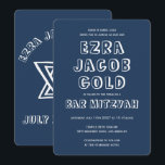 KONTUR LETTERS STAR DAVID Custom Bar Mitzvah Einladung<br><div class="desc">Perfekte Karte, um eine Bar oder Fledermausmitzvah anzukündigen! Handgemachte Kunst für Sie mit dem Stern von David auf der Vorder- und Rückseite! Vollständig anpassbar! Klicken Sie auf "Personalisieren" oben, um den Text zu bearbeiten. Klicken Sie auf "Bearbeiten mit dem Design-Tool", um die Schriftart, Farben und Platzierungen anzupassen und das Design...</div>