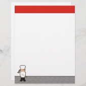 Kontur Mädchen Koch Whisk Menü Rezept Briefkopf (Vorne/Hinten)