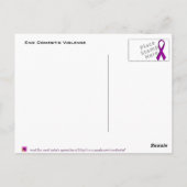 Kontur Ribbon (Humanised) Chalk Postkarte (Rückseite)