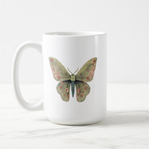Kontur Schmetterling Klassische Tasse - 15 oz
