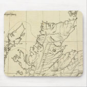 Kontur Schottland Mousepad (Vorne)